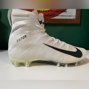 Nike Vapor Untouchable 3 Elite Cleats White (AO3006-100) Mens Size 13
